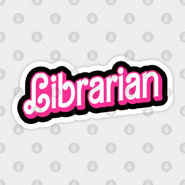 Funny Librarian Gifts Library Funny Librarian Sticker by KsuAnn